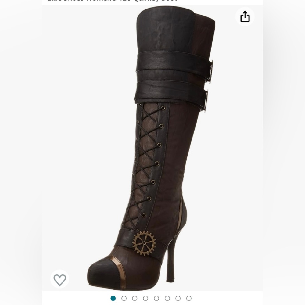 Ellie 420 Quinley Steampunk boot size 6 like new